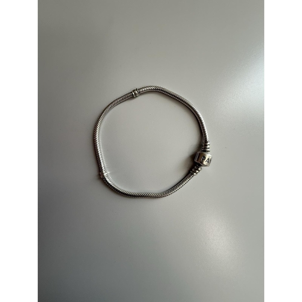 Pandora ALE Sterling Silver 925 Moments Snake Chain Charm Bracelet